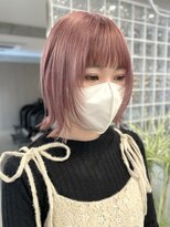 サンクプロジェクト(cinq PROJECT)&nbsp;グレージュミルクティーベージュピンクベージュカラーブリーチ