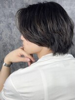 プレミアムバーバー 赤坂店(PREMIUM BARBER produce by HIRO GINZA)&nbsp;セミロングセンターパート