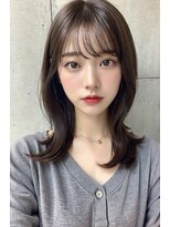 ダンケ(Danke)&nbsp;姫カットシアーカラーセミディくびれフェイスレイヤーパーマ