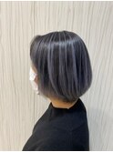 透明感カラー★20代30代ハイライトグレージュ小顔ショート