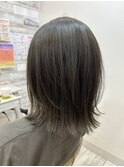 オリーブグレージュ×外ハネボブ