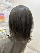 フゥカ 売市店(fuka)&nbsp;オリーブグレージュ×外ハネボブ