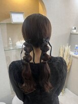 カラークチュール(Color Couture) 黒髪カタログ/ホブルフ/ネビージュ/小顔に見せるヘア/ワンレン