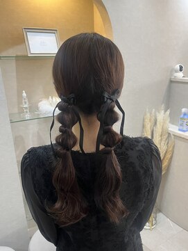 カラークチュール(Color Couture) 黒髪カタログ/ホブルフ/ネビージュ/小顔に見せるヘア/ワンレン