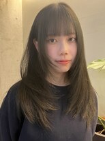 ナループロア ルームー(Nalu pu loa ROOMOO)&nbsp;レイヤーカット/オリーブカラー/透明感カラー