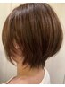 髪質改善、水分量UP、白髪抑制を確実に実感　カット＋カラー＋トステア