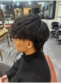 無造作ラフ感緩めパーマ