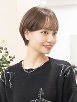 ガーデンヨコハマ(GARDEN YOKOHAMA) ショート チェリーブラウン デジタルパーマ 丸型 卵型 四角