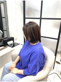 白髪ぼかし/白髪改善カラー/ショート/透明感カラー/脱白髪染め