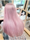 ハイトーンピンク×ダメージレスケアブリーチ