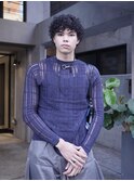 【 松井 隆人 】メンズ　ハードパーマ　アフロ　くるくるパーマ