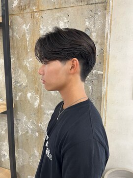 エレン(E L E N) センターパートニュアンスパーマ/毛流れセンターパート