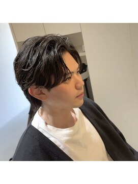 ガニメデ(GANYMEDE) フェザーパーマ[都島/野江/関目/メンズ/メンズカット/バーバー]