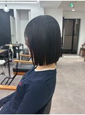 タッセルボブ× 髪質改善カラー　縮毛矯正/酸性ストレート