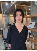 メンズミディアムパーマ