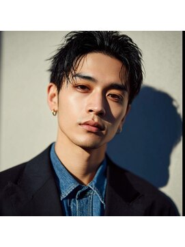 アンサ 長岡天神店(ANSA) アップバング×ツーブロックの清潔感ヘア