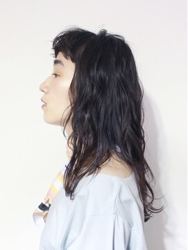 アース 鶴見店(HAIR&MAKE EARTH) ショートバングのふんわりロング