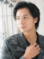 メンズヘア ビーセカンド 草加店(MENS HAIR B-2)&nbsp;爽やか黒髪ビジカジかき上げ社会人メンズショートZ草加