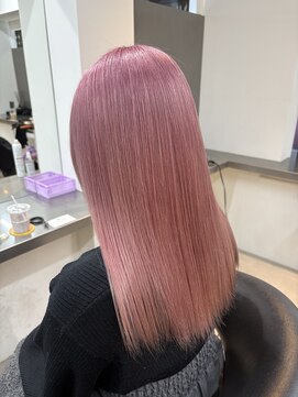 ラック 表参道(LUCK) ピンク/ケアブリーチ/ブリーチ/表参道/原宿