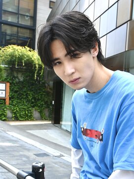 ディッセンバー 渋谷(December) 韓国風センターパート/かきあげセンターパート/コンマバング