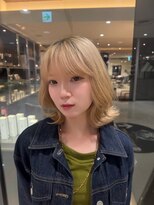 ヘアーズギャラリー なんば高島屋店(Hair's Gallery)&nbsp;くびれボブ／外はね/顔周りレイヤー