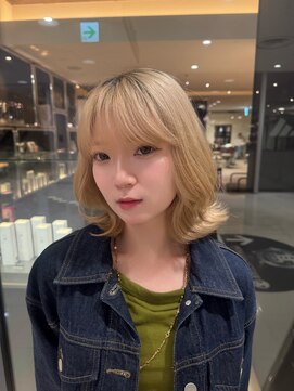 ヘアーズギャラリー なんば高島屋店(Hair's Gallery) くびれボブ/外はね/顔周りレイヤー
