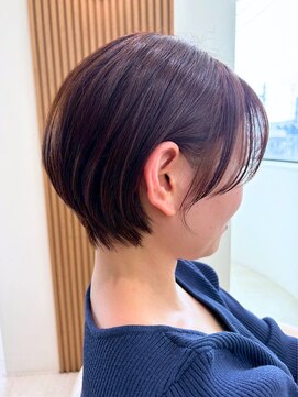 コンティロミー(CONTI ROMMY.) 小顔刈り上げない丸みショートボブ顔周りカット◎20代～50代