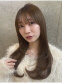 大人カワイイほんのりブラウン