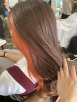 ヘアーディア みどり店(Hair...DiA) インナーオレンジ