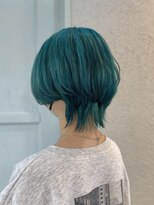 コード 四条河原町駅店(CHORD)&nbsp;ウルフカット/エメラルドグリーン/レイヤーカット/京都河原町