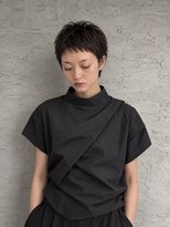 吉 船橋(kici) 船橋/ラフな束感ベリーショート/暗髪