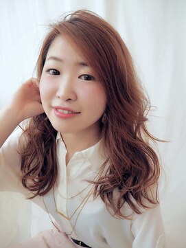 ビビグランジュテ(BiBi) 高知 BiBi glandjete ヌーディーアッシュ×ラフカールロング