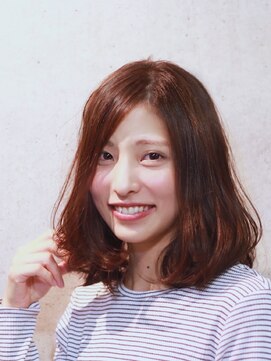 ヘアサロン シロップ(Hair Salon Syrup) 『ロブ』×『ピンクベージュ』