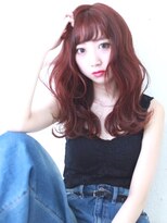 ブルーフェーセス 表参道(blue faces)&nbsp;『bluefaces』チェリーピンク＆フェザーレイヤースタイル