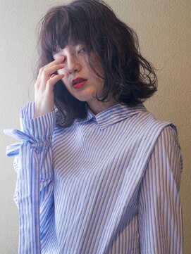 ヘアメイクエイト 丸山店(hair make No.8) 【No.8＊岩切祐樹】ほつれボブ×ダークラベンダー