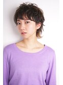 くせっ毛活かしたネオウルフショート