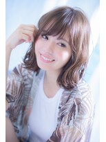 ヴァンクシー バイ ルナ(VANKCY by Luna) 【neolive plus】ボブ#グレージュ#ひし形シルエット#簡単#外ハネ