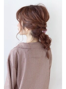 アリエッタ(aRietta) 【aRietta  】20代30代40代 結婚式ヘアアレンジ×ピンクリボン