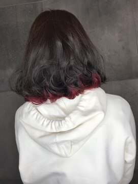 美容室 アイディー i-dee 個性派インナーカラー