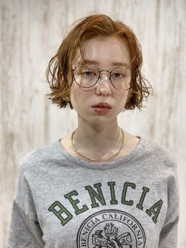 ブラウヘアアンドケア(care) リッジウェーブ&オレンジベージュ