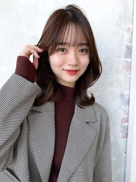 アフロート ルヴア(AFLOAT RUVUA) るなstyle 顔周りカットで小顔に♪10代20代30代韓国風くびれヘア