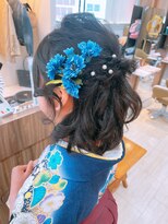 マイスタイル 大井町店(My jStyle by Yamano)&nbsp;ボブ　ヘアセット　卒業式　成人式