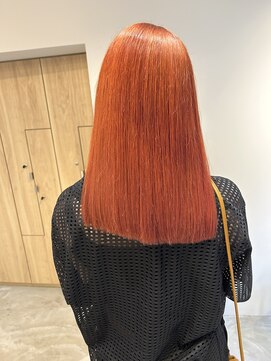 ユーア(yuur.) orange hair