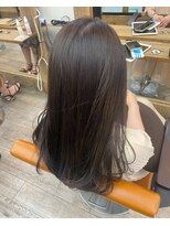 ナンバー アンフィール 渋谷(N° anfeel) 髪質改善透明感カラーグレージュレイヤーカット渋谷
