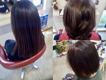 フワリ(Fuwari)の写真/【明るい色でもOK♪】気になるカラー剤のにおいも気にならない、こだわりのオーガニックカラー使用