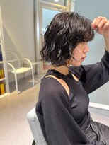 アム(amu)&nbsp;ボブパーマ/ボブウルフ/ボブレイヤー/パーマボブ/ウルフパーマ