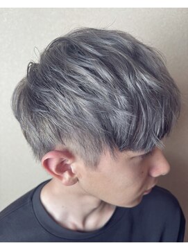 アメリ ココロ 南森町店(Ameri cocoro.) 【シルバーアッシュ/ショート/メンズ】#Ameri