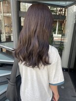 コフィー バイ メルト 吉祥寺(cofy by melt)&nbsp;【松本咲花】ブリーチなし秋カラーココアブラウン韓国風ロング