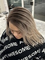 ウル 岡山駅店(ULu.)&nbsp;ハイライトバレイヤージュブリーチダブルカラー岡山髪質改善ULu