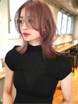 サイン 表参道(SIGN) レイヤーカット/ブリーチ/小顔カット/くすみベージュ/ワンカール